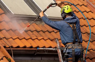 Démoussage et hydrofuge de toiture à l'Hosmes